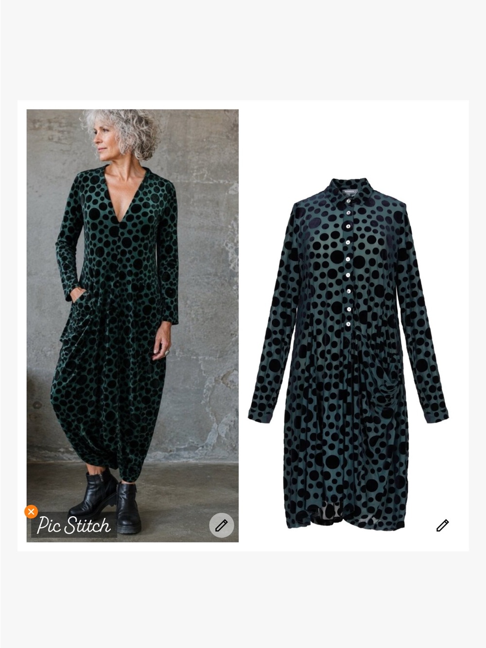 Alembika Dolly Wonderful Dress Teal Black Velvet Burnout